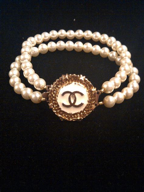 chanel button bracelet